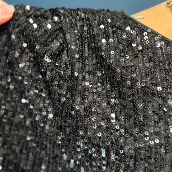 Love M Black Sequin Dress L - Picture 7 of 11
